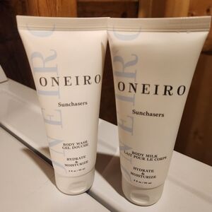 Brand New Sealed Oneiro Sunchasers Body Wash and Body Milk Set